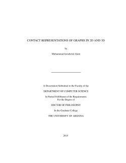 CONTACT REPRESENTATIONS OF GRAPHS IN 2D AND 3D