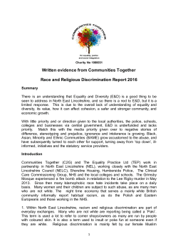 Communities Together - British Youth Council
