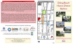 Delray Beach Historic District Markers
