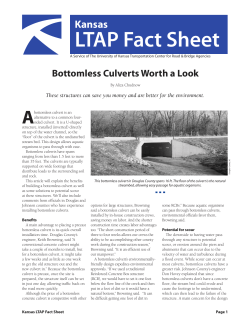 Bottomless Culverts Worth a Look