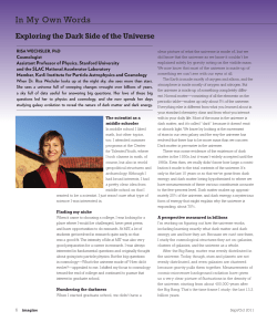 Cosmologist Risa Wechsler - Johns Hopkins Center for Talented