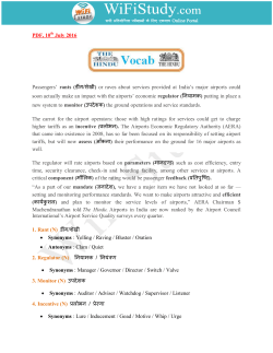PDF, 10 July 2016 Passengers` rants (डींग/शेखी) or