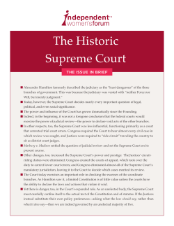 The Historic Supreme Court - Independent Women`s Forum
