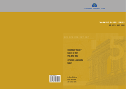 Monetary policy rules in the pre-EMU era: Is there a common