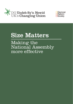 Size Matters - Nuffield Foundation