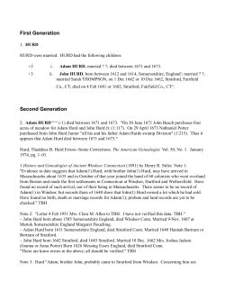 First Generation Second Generation