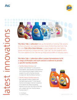The New Tide + collection offers custom formulations to fit a range of