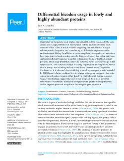 Differential bicodon usage in lowly and highly abundant proteins