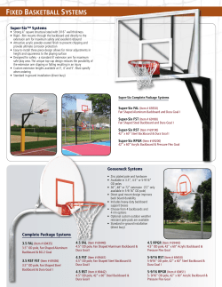 fixed basketball systems - Douglas Sports Equipment