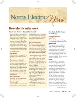 How electric rates work - Norris Electric Cooperative