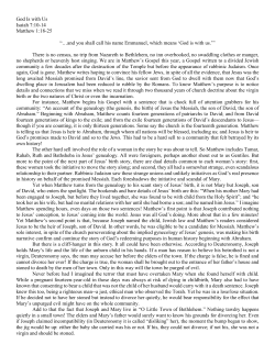 and you shall call his name Emmanuel, which means `God is with us.`