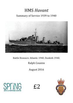 HMS Havant - Havant History