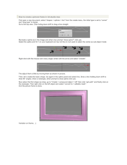 How to create a picture frame in 3d studio max