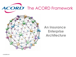 ACORD Framework Overview
