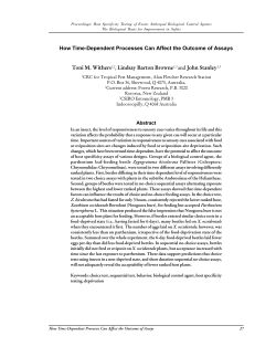 How Time-Dependent Processes Can Affect the Outcome of Assays