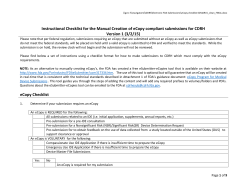 Instructional Checklist for the Manual Creation of eCopy compliant