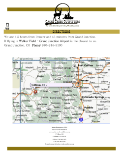 directions directions We are 4.5 hours from Denver and 45 minutes