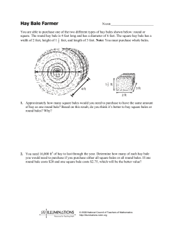 Hay Bale Farmer - Illuminations - National Council of Teachers of
