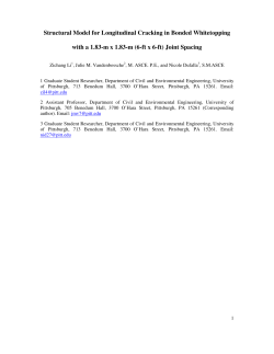 Structural Model for Longitudinal Cracking in Bonded