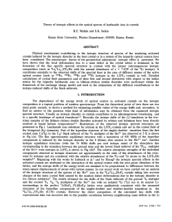 have shown that the local deformation due to a mass defect in the