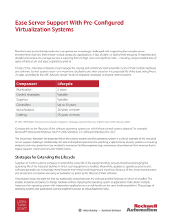 Ease Server Support With Pre-Configured Virtualization Systems