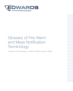 Guidebook 85001-0542 -- Glossary of Fire Alarm and MNEC