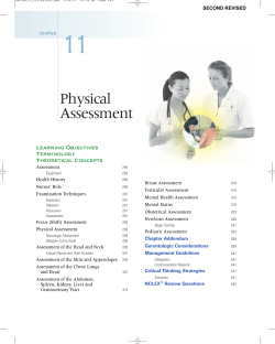 Physical Assessment - Pearson Higher Education