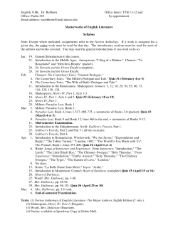 syllabus - UT College of Liberal Arts