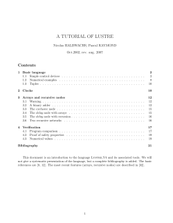 A TUTORIAL OF LUSTRE