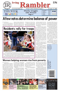 A few votes determine balance of power