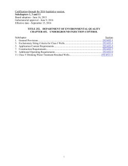 Codification through the 2016 legislative session. Subchapters 1, 3