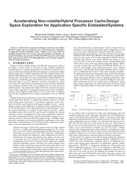 Accelerating Non-volatile/Hybrid Processor