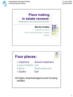 Telling the story of renewal over the past 20 years in NSW