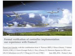 Formal verification of controller implementation. - Frama-C