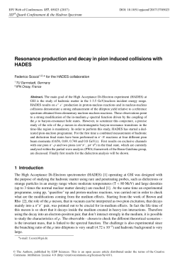 Resonance production and decay in pion induced collisions with