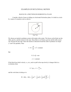 examples of rotational motion