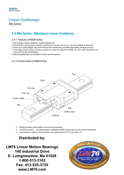 Miniature Profile Rail