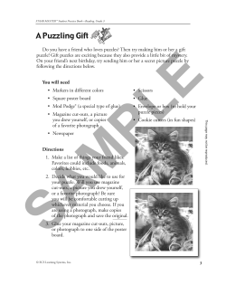 A Puzzling Gift - ECS Learning Systems