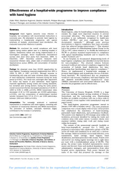 Effectiveness of a hospital-wide programme to improve compliance