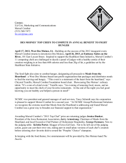 press release - Morsel Combat