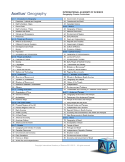 Acellus Geography - International Academy of Science