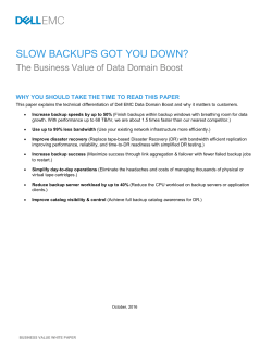Slow Backups Got You Down?