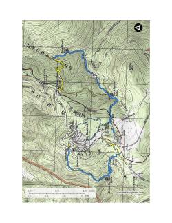Printable Topo Hike Map
