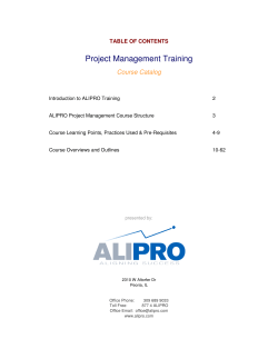 Project Management Training