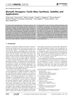 Bismuth Hexagons: Facile Mass Synthesis, Stability and Applications