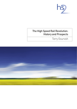 The High Speed Rail Revolution