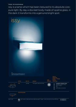 issy is a lamp which has been reduced to its absolute core - Inter-Lux