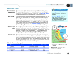 Measuring speed - springvillescience