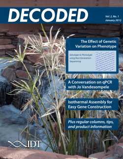 A Conversation on qPCR with Jo Vandesompele Plus regular