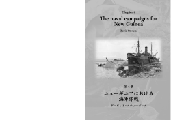 The naval campaigns for New Guinea